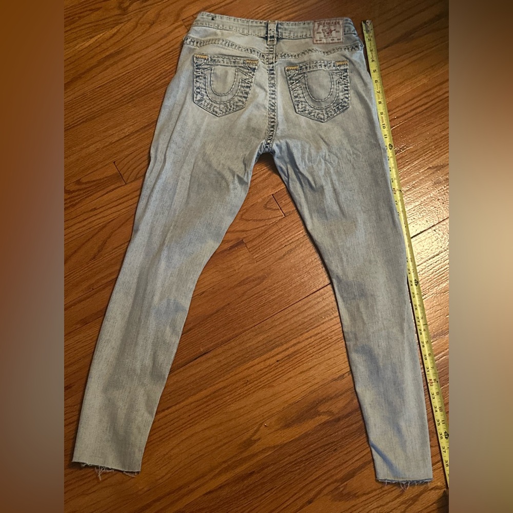 True Religion Light Blue Denim Jeans - Picture 2 of 4
